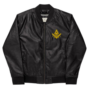 Widows Sons Jacket - Leather Golden Embroidery