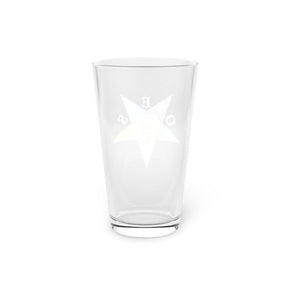 OES Pint Glass - 16oz 5-Pointed Star