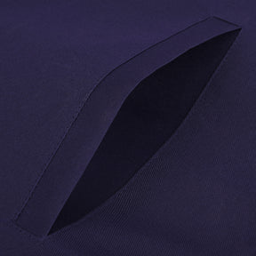 Historian Blue Lodge Officer Apron - Kenton Lodge Navy Velvet With Silver Embroidery Thread - Bricks Masons