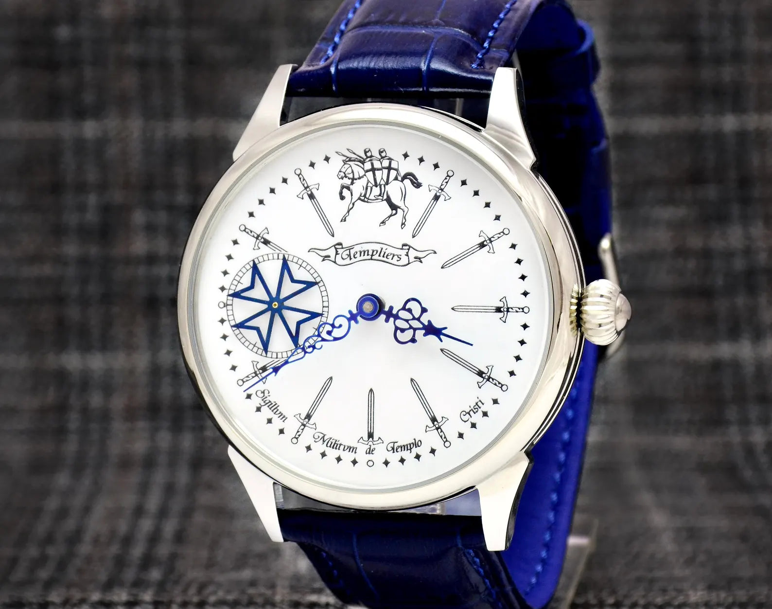 Master Mason Blue Lodge Wristwatch - Templiers - Bricks Masons