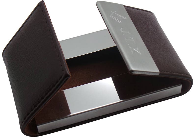 Master Mason Blue Lodge Credit Card Holder - With A Silver Keyring Custom Engraving Initials - Bricks Masons