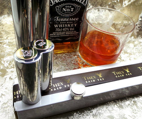 Master Mason Blue Lodge Cigarette Case - Hip Flask Custom Engraved Tube Holder Gift Box