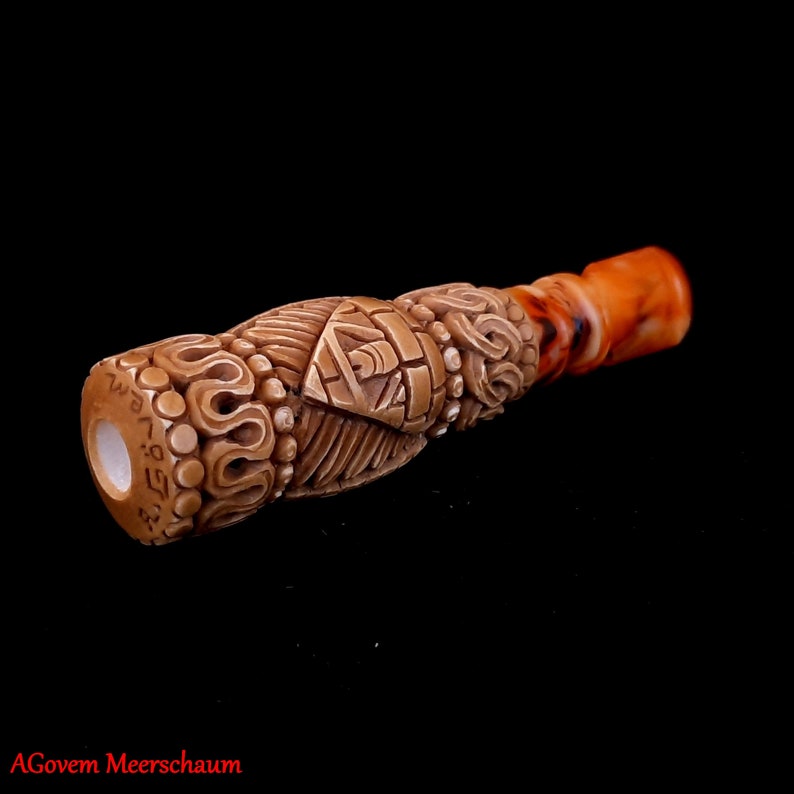 Master Mason Blue Lodge Cigarette Holder - Natural Beewax Square & Compass
