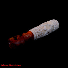 Master Mason Blue Lodge Cigarette Holder - Handcrafted Square & Compass & G