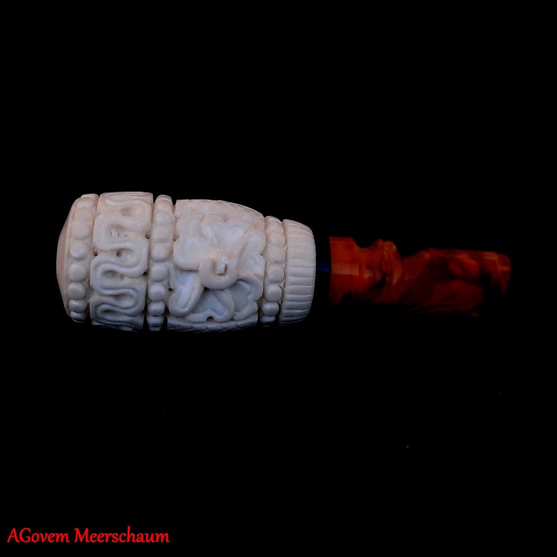 Master Mason Blue Lodge Cigarette Holder - Hand Carved