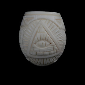 Eye Of Providence Meerschaum Pipe - Handmade With Fitted Velvet Case