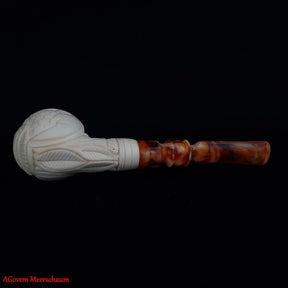 Eye Of Providence Meerschaum Pipe - Handmade With Fitted Velvet Case
