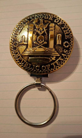 Master Mason Blue Lodge Keychain - Grand Lodge of the Republic of Texas