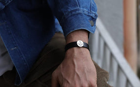 Master Mason Blue Lodge Bracelet - Black Leather