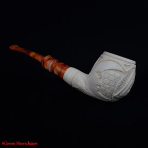 Eye Of Providence Meerschaum Pipe - Handmade With Fitted Velvet Case