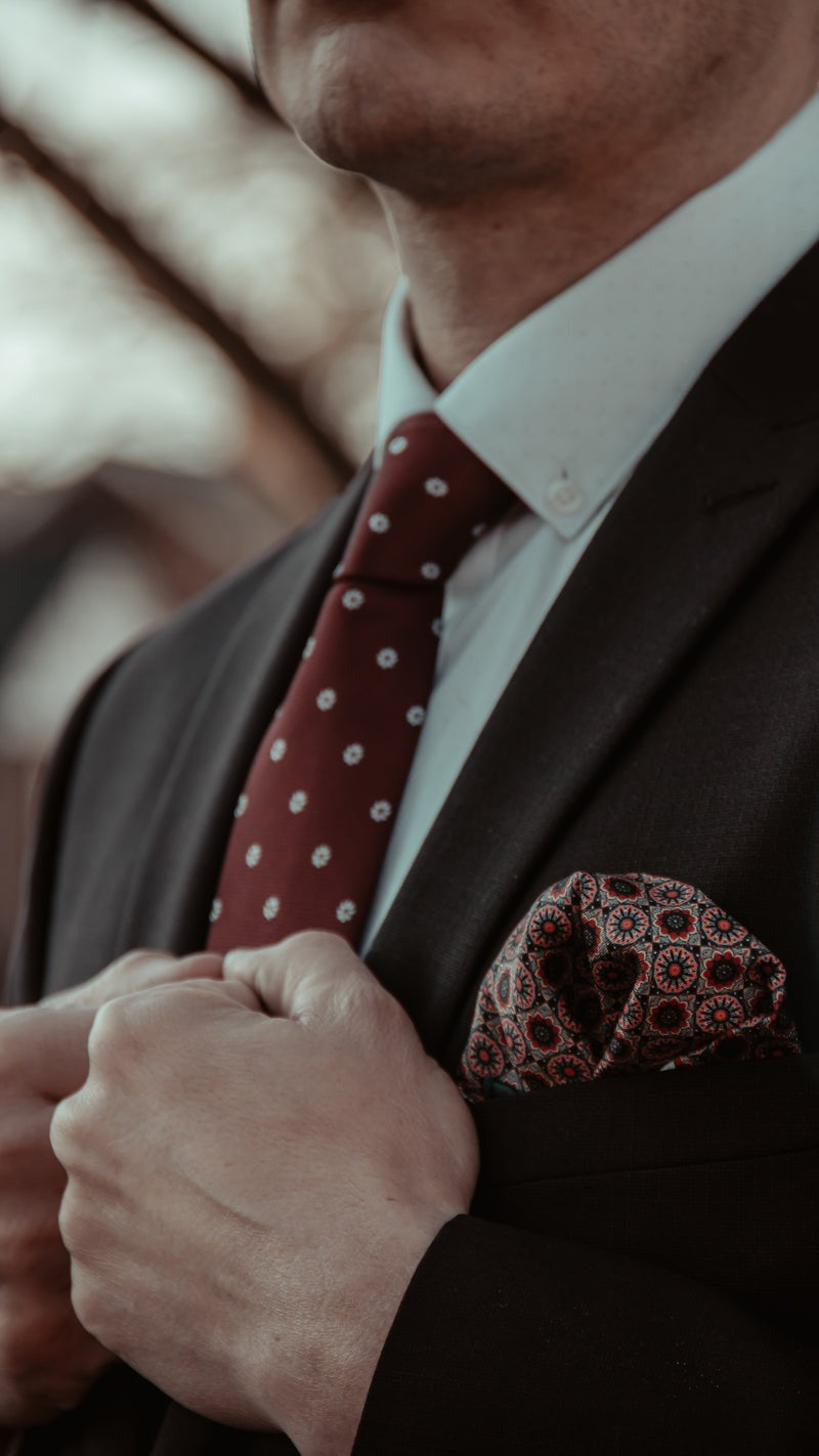 Masonic Necktie - Forget Me Not