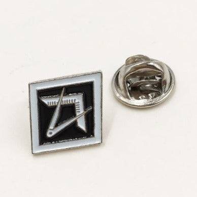 Master Mason Blue Lodge Lapel Pin - 5 Pieces Square and Compass