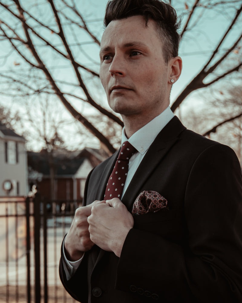 Masonic Necktie - Forget Me Not