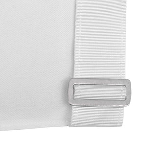International Order of The Rainbow For Girls Apron - White Velvet Hand Threaded Silk - Bricks Masons