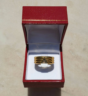 33rd Degree Scottish Rite Ring - 9K Gold - Bricks Masons