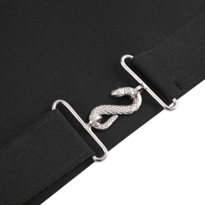 Knights Templar Apron - Triangular Black Velvet Hand Embroidery With Silver Tassels
