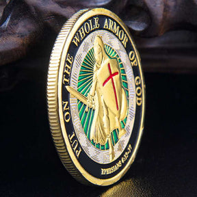 Knights Templar Coin - "Put On the Whole Armor Of God" Commemorative - Bricks Masons