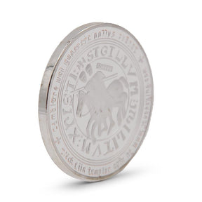 Knights Templar Commandery Coin - Wide Cross Shield Red - Bricks Masons