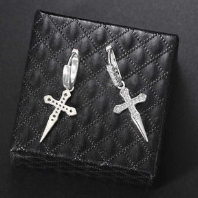 Knights Templar Earring - Copper Drop Earrings