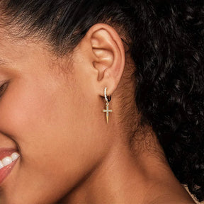 Knights Templar Earring - Copper Drop Earrings
