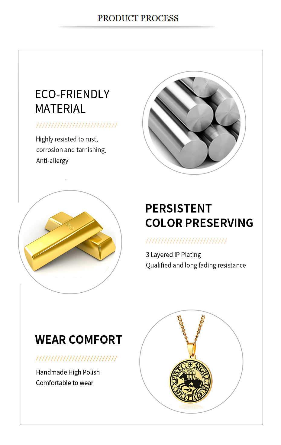 Knights Templar Necklace - (Various Colors) - Bricks Masons