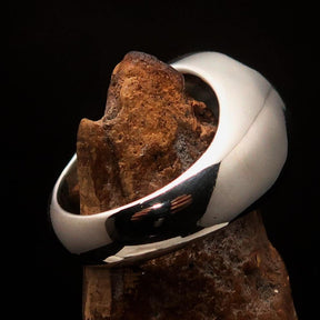 Knights Templar Ring - Blue Celtic Cross Sterling Ring