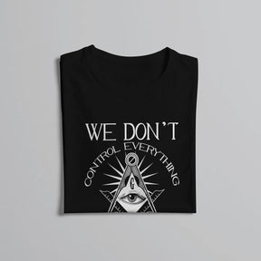 Knights Templar T-shirt - Printed Black Polyester - Bricks Masons