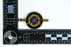 Knights Templar Tie Bar - Cross Crown Gold - Bricks Masons