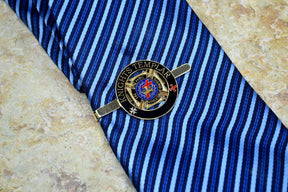 Knights Templar Tie Bar - Cross Crown Gold - Bricks Masons