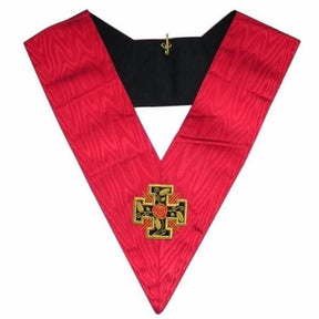 18th Degree Scottish Rite Collar - Hot Pink Moire