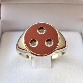 Masonic Ring - 9K Gold 3 dots