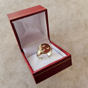 Masonic Ring - 9K Gold 3 dots