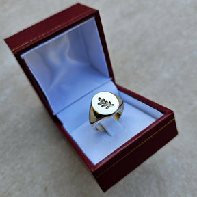 Masonic Ring - 9K Gold Sprig of Acacia