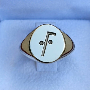 Masonic Ring - 9K Gold Tubalcain