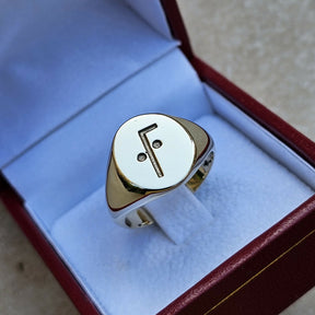 Masonic Ring - 9K Gold Tubalcain