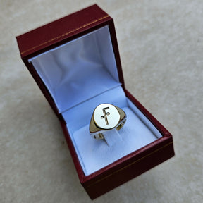 Masonic Ring - 9K Gold Tubalcain