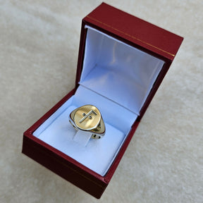 Masonic Ring - 9K Gold Tubalcain