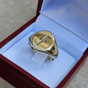 Masonic Ring - 9K Gold Tubalcain