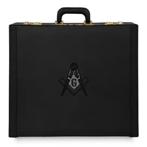 Master Mason Blue Lodge Apron Case -  Hand Embroidery Personalization Various Sizes & Materials - Bricks Masons