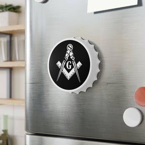 Master Mason Blue Lodge Bottle Opener - Black Square & Compass G - Bricks Masons