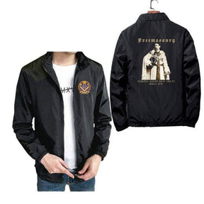 Master Mason Blue Lodge Jacket - MAKING GOOD MAN GREAT Square & Compass (Multiple Colors) - Bricks Masons