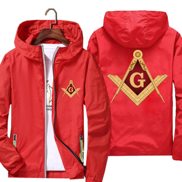 Master Mason Blue Lodge Jacket - Square & Compass G (Multiple Colors) - Bricks Masons