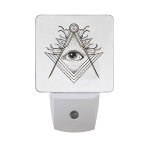 Master Mason Blue Lodge LED Sign - 2 Pieces Plug-in - Bricks Masons