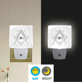 Master Mason Blue Lodge LED Sign - 2 Pieces Plug-in - Bricks Masons