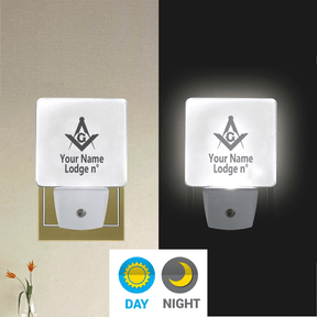 Master Mason Blue Lodge LED Sign - 2 Pieces Plug-in - Bricks Masons