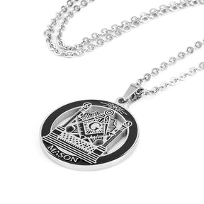 Master Mason Blue Lodge Necklace - Pillars Lodge - Bricks Masons