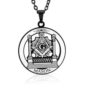 Master Mason Blue Lodge Necklace - Pillars Lodge - Bricks Masons