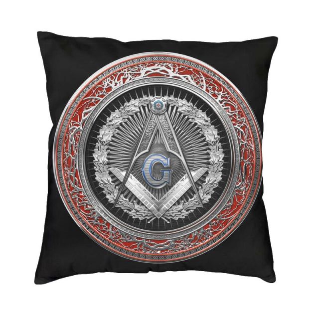 Master Mason Blue Lodge Pillowcase - Multiple Styles Decorative - Bricks Masons