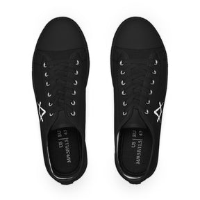 Master Mason Blue Lodge Sneaker - Low-Top Square & Compass - Bricks Masons