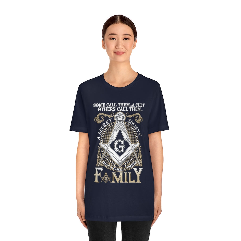 Masonic T-Shirt - I Call Them Family - Bricks Masons